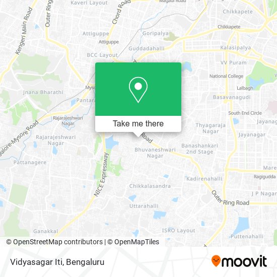 Vidyasagar Iti map