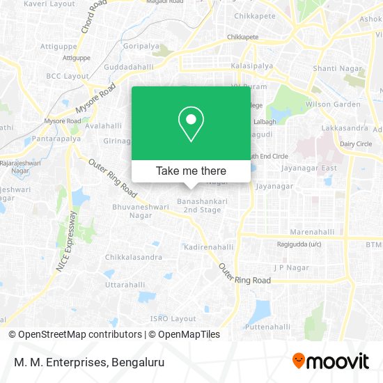 M. M. Enterprises map