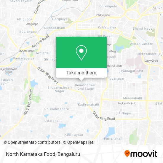 North Karnataka Food map