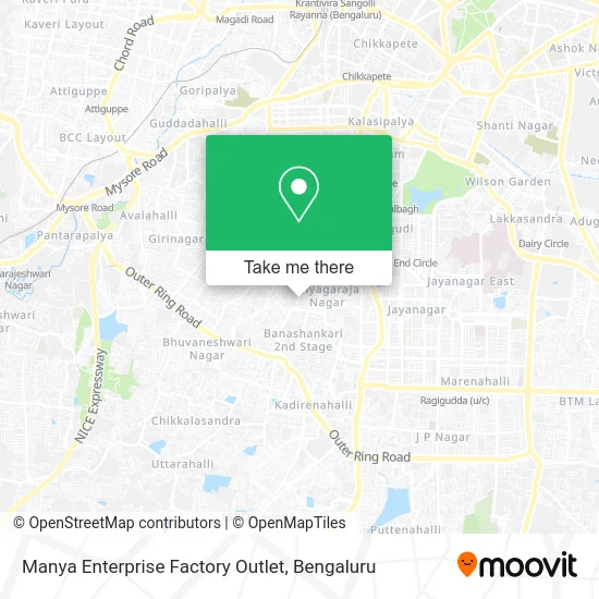 Manya Enterprise Factory Outlet map