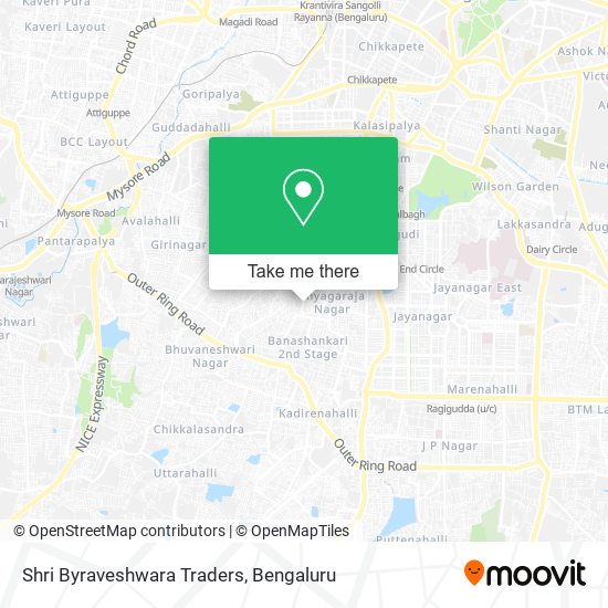 Shri Byraveshwara Traders map