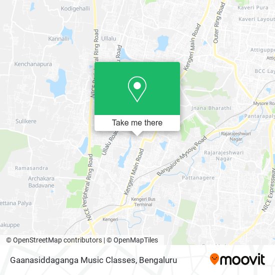 Gaanasiddaganga Music Classes map