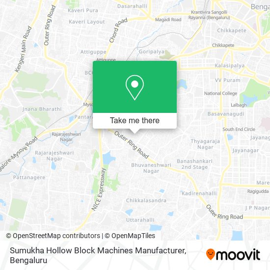 Sumukha Hollow Block Machines Manufacturer map