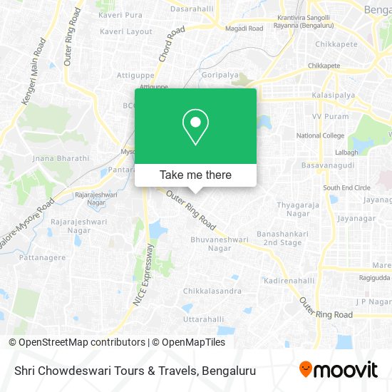 Shri Chowdeswari Tours & Travels map