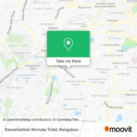 Banashankari Nirmala Toilet map