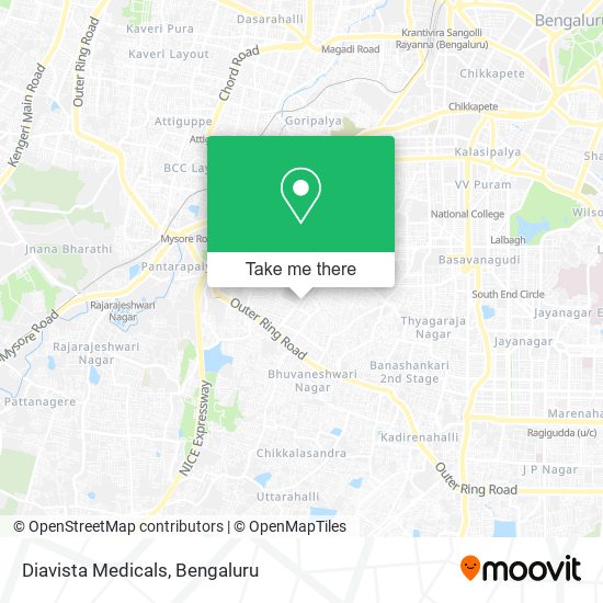Diavista Medicals map