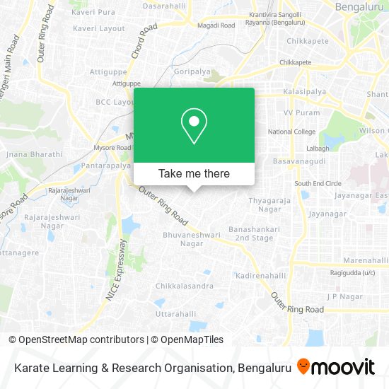 Karate Learning & Research Organisation map