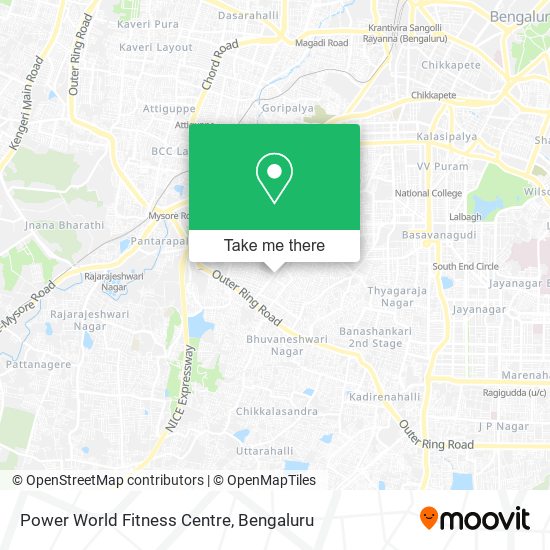 Power World Fitness Centre map