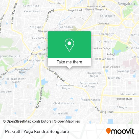 Prakruthi Yoga Kendra map