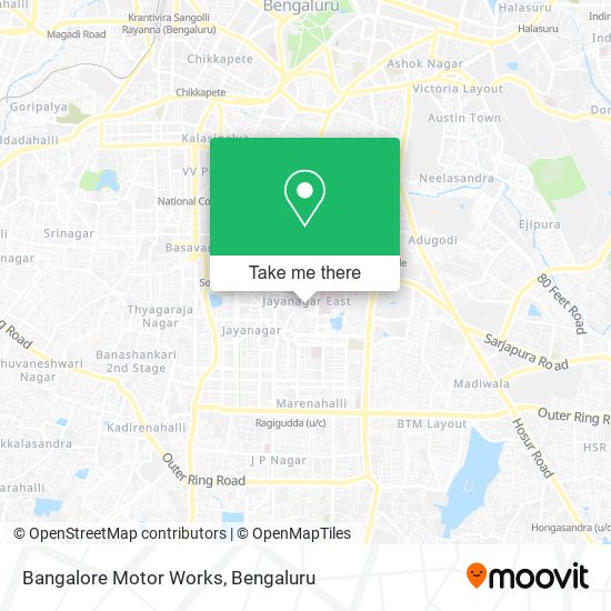 Bangalore Motor Works map