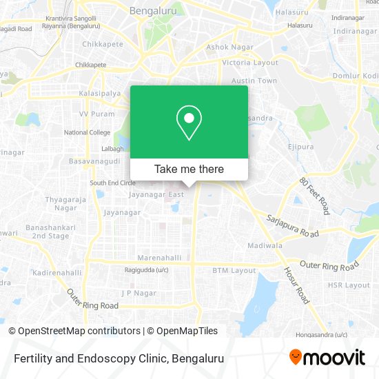 Fertility and Endoscopy Clinic map