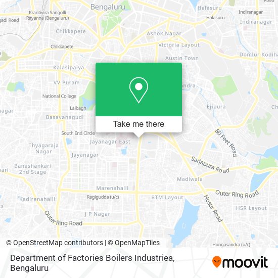 Department of Factories Boilers Industriea map