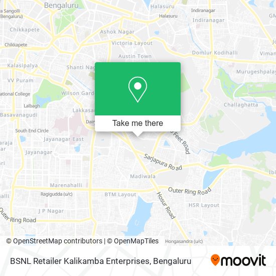 BSNL Retailer Kalikamba Enterprises map