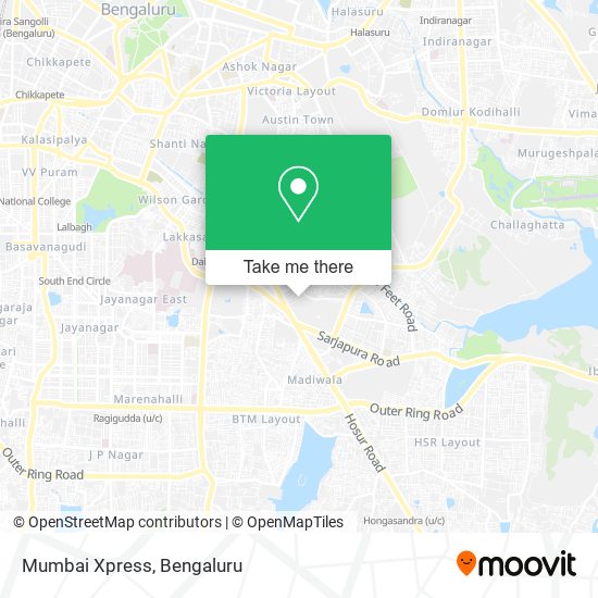 Mumbai Xpress map