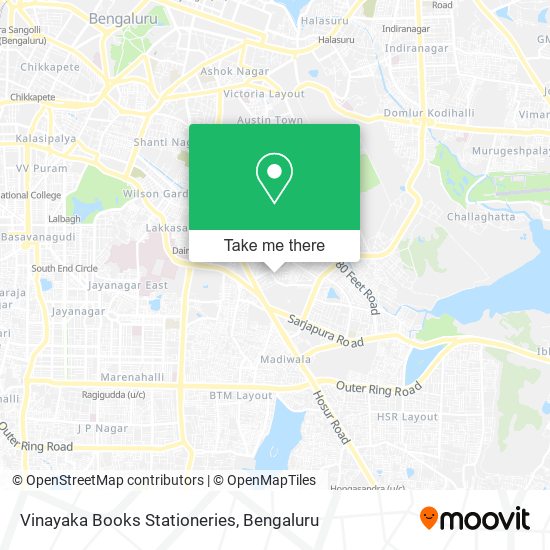 Vinayaka Books Stationeries map