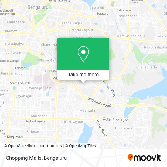 Shopping Malls map