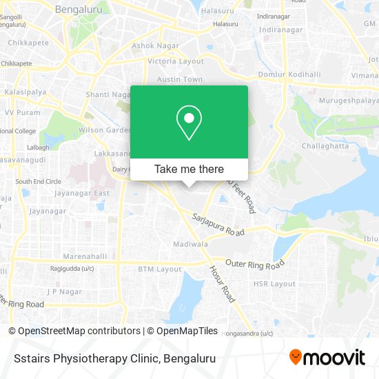 Sstairs Physiotherapy Clinic map