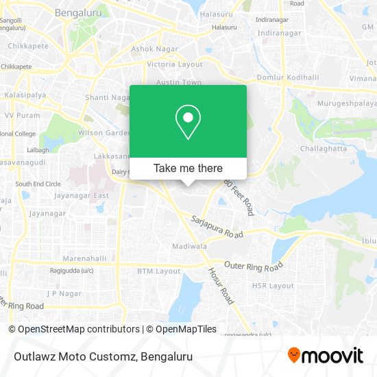 Outlawz Moto Customz map