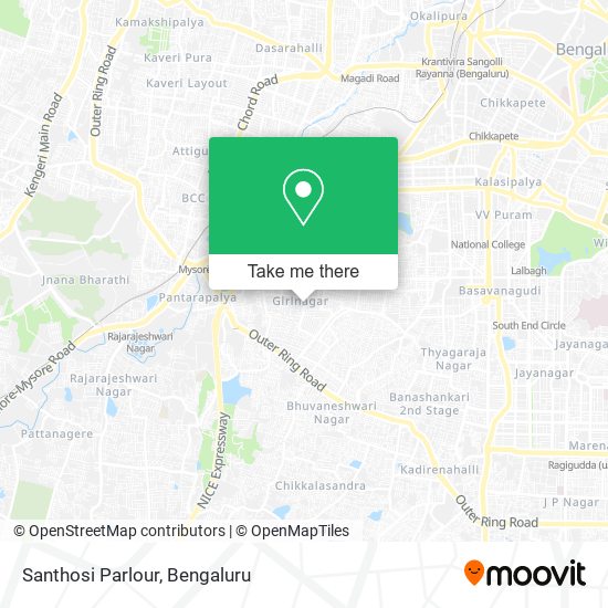 Santhosi Parlour map