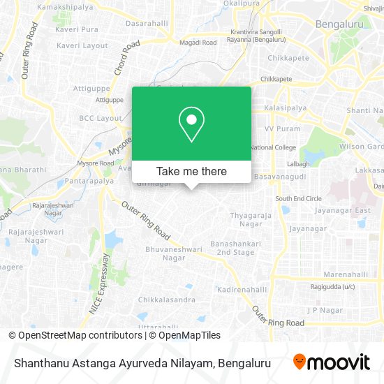 Shanthanu Astanga Ayurveda Nilayam map