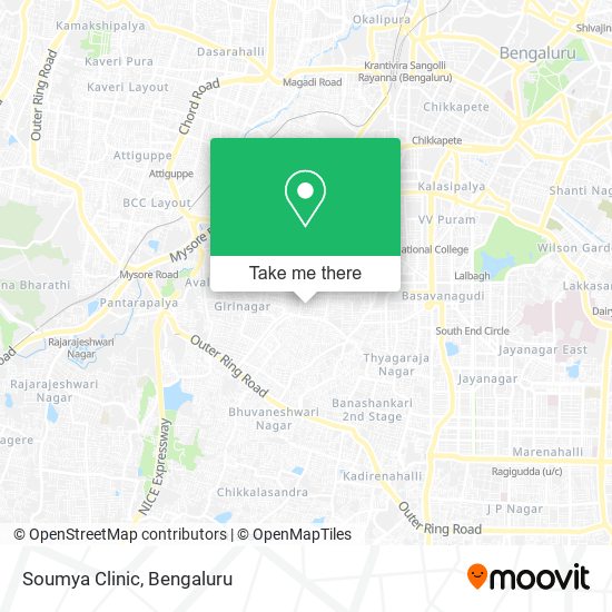 Soumya Clinic map