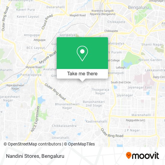 Nandini Stores map