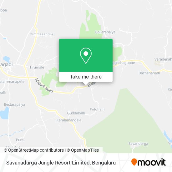 Savanadurga Jungle Resort Limited map
