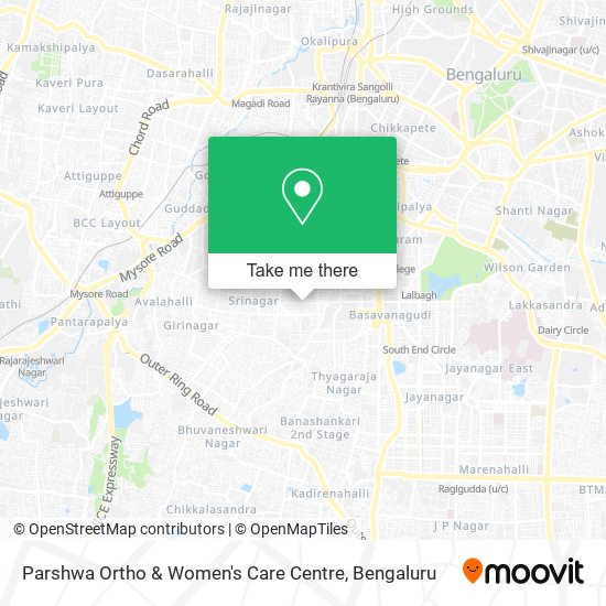 Parshwa Ortho & Women's Care Centre map