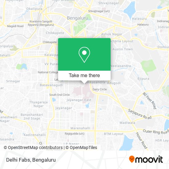 Delhi Fabs map