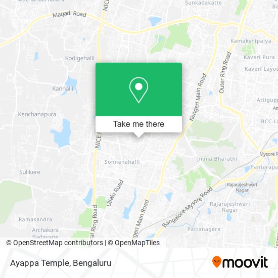 Ayappa Temple map