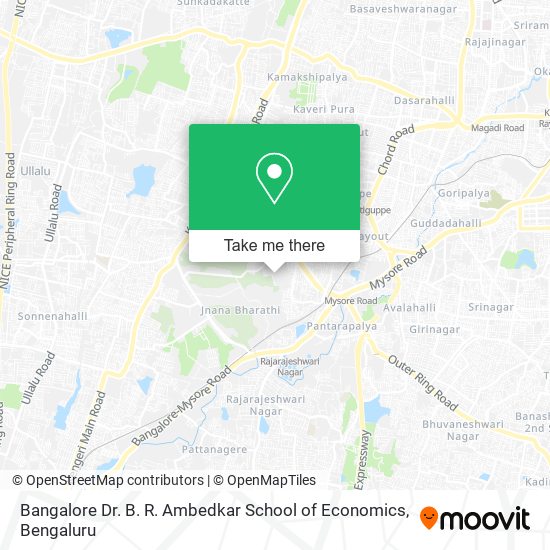 Bangalore Dr. B. R. Ambedkar School of Economics map