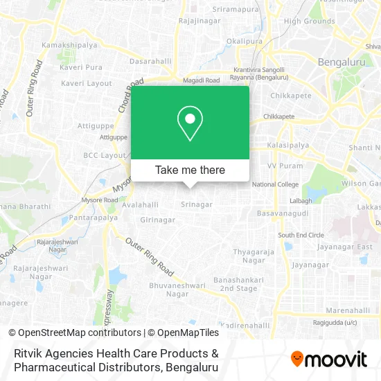 Ritvik Agencies Health Care Products & Pharmaceutical Distributors map