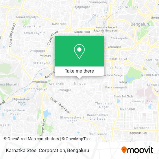 Karnatka Steel Corporation map