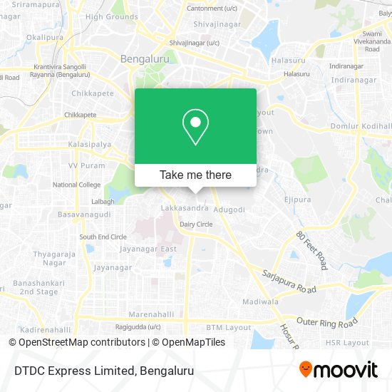 DTDC Express Limited map