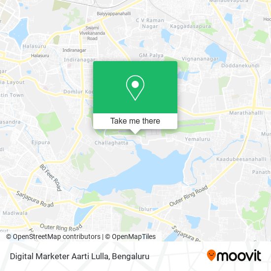 Digital Marketer Aarti Lulla map