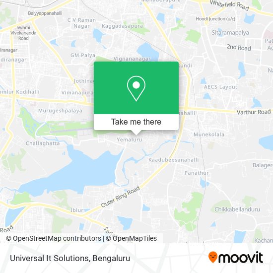 Universal It Solutions map
