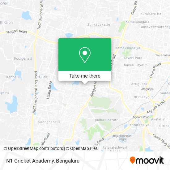 N1 Cricket Academy map