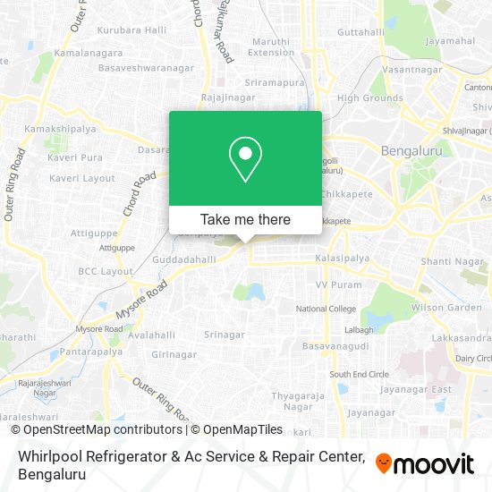 Whirlpool Refrigerator & Ac Service & Repair Center map