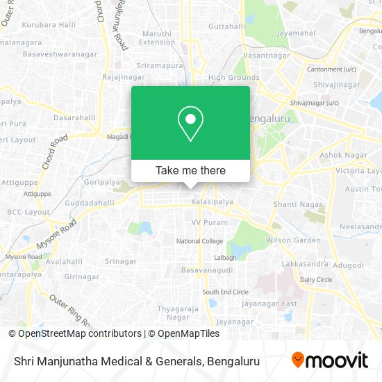 Shri Manjunatha Medical & Generals map