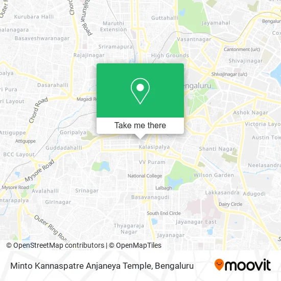 Minto Kannaspatre Anjaneya Temple map
