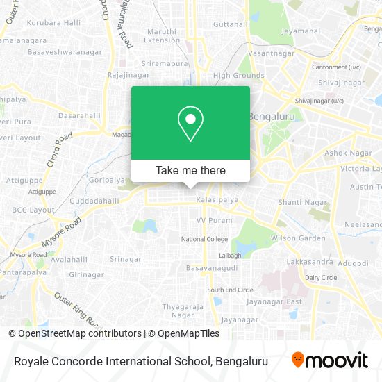 Royale Concorde International School map