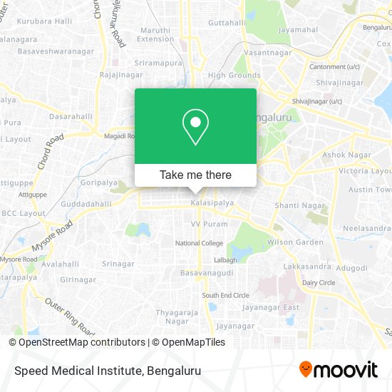 Speed Medical Institute map