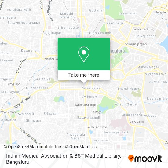 Indian Medical Association & BST Medical Library map