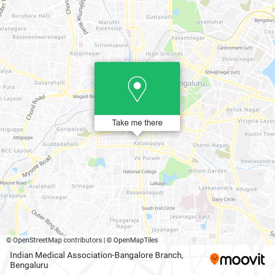 Indian Medical Association-Bangalore Branch map
