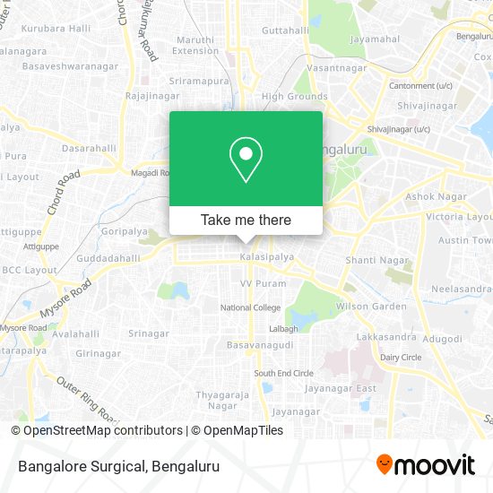Bangalore Surgical map