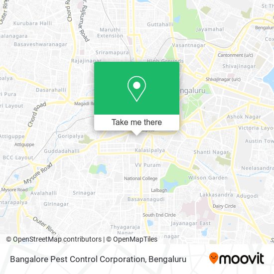 Bangalore Pest Control Corporation map