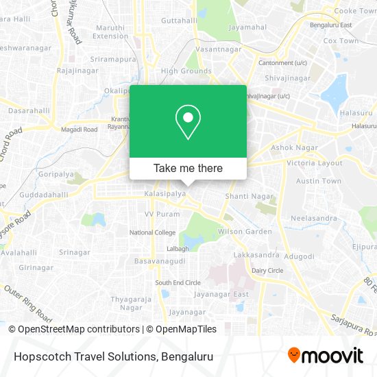 Hopscotch Travel Solutions map