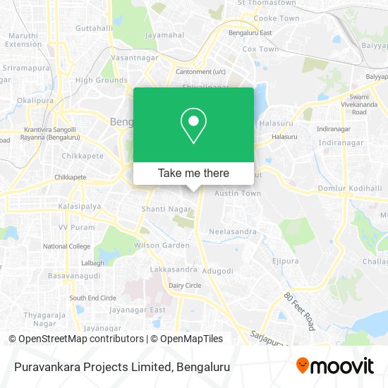 Puravankara Projects Limited map