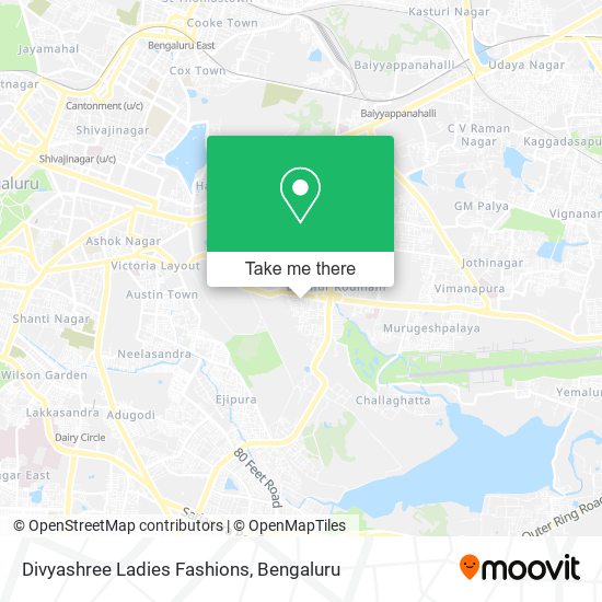 Divyashree Ladies Fashions map