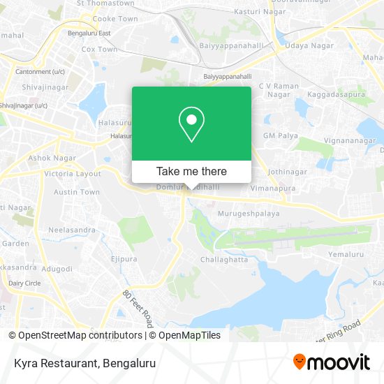 Kyra Restaurant map